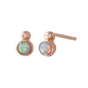 Opal Dot Earring