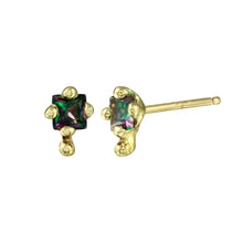 Load image into Gallery viewer, Square Dot Stud Earring
