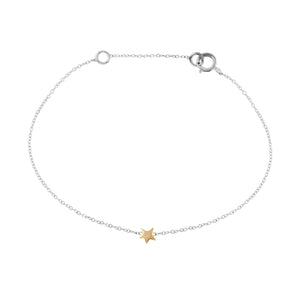Tiny Gold Star Bracelet